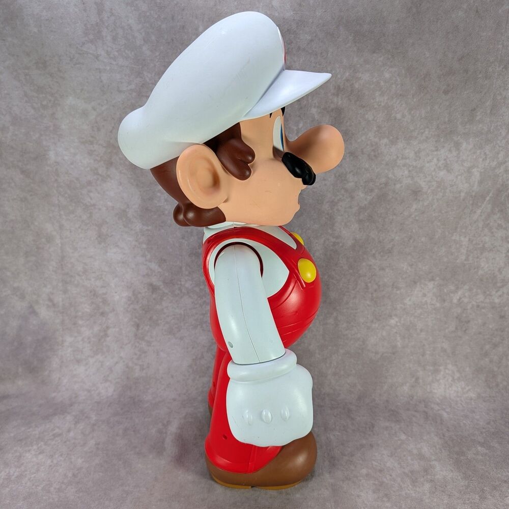 Nintendo Fire Mario 2014 Jakks Pacific 20 Inch Large Jumbo Action Figure BigSize - Picture 5 of 11